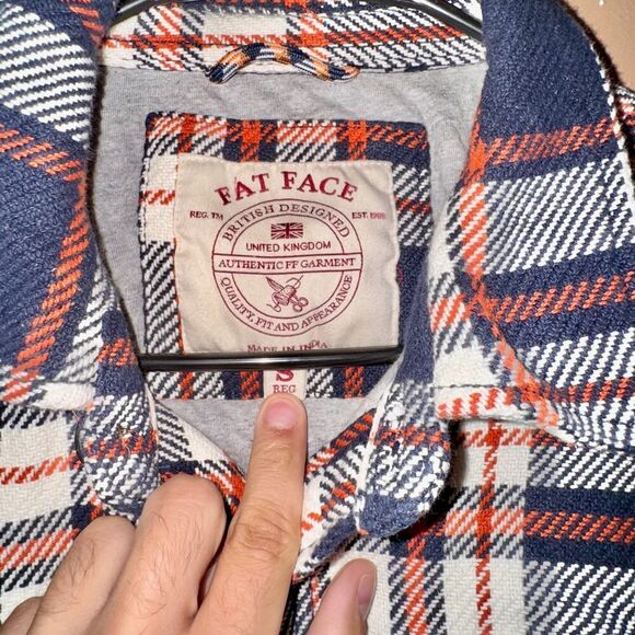 FatFace Men's Ryton Check Overshirt - Size Small - Picture 2 of 11